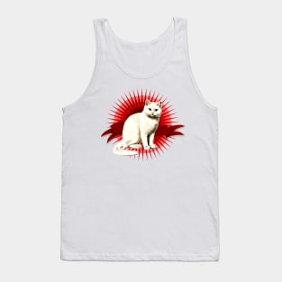 Cute kitten posing Tank Top